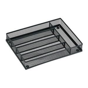 Besteckkasten für Schubladen aus Metall Grau - Metall - 24 x 5 x 32 cm