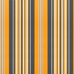 Tissu d'auvent de remplacement 3007858 Noir - Orange - 295 x 480 cm