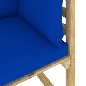 Ecksofa 3009699-1 Blau - Holzwerkstoff - Holzart/Dekor - 64 x 70 x 64 cm