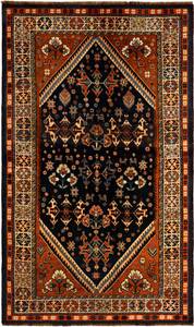 Tapis Ghashghai VIII Noir - Textile - 148 x 1 x 249 cm