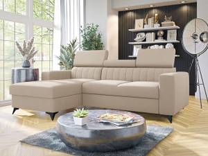 Ecksofa Milano Beige - Ecke davorstehend links