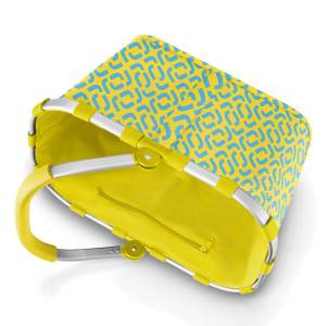 Einkaufskorb carrybag Signature Lemon Gelb - Kunststoff - 48 x 29 x 28 cm