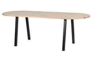 Tischplatte Oval Tablo Massivholz - Holzart/Dekor - 220 x 2 x 90 cm