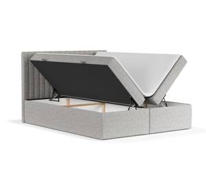 Boxspringbett Spencer mit Bettkasten Hellgrau - Breite: 140 cm