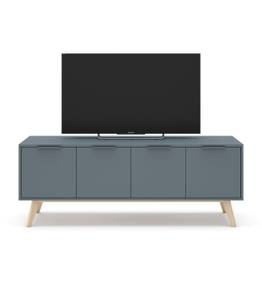 Meuble TV Pisco Vert - Bois manufacturé - 40 x 53 x 140 cm