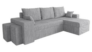 Ecksofa Kansas Cord Grau