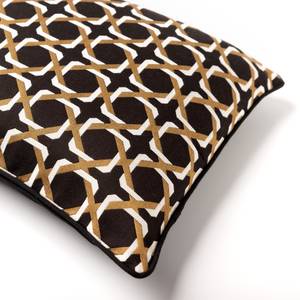 Housse de coussin Jax Noir - Textile - 60 x 40 x 60 cm