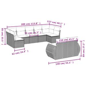 Gartensitzgruppe K3485(9-tlg) Beige