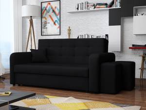 Schlafsofa Viva Home III Schwarz