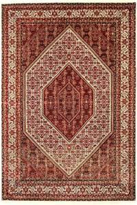 Bidjar - 246x170cm Rot - Naturfaser - 170 x 1 x 246 cm