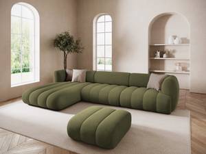 modulares Ecksofa HARRY 5 Sitzplätze Hellgrün