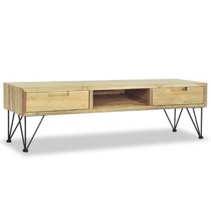 TV-Schrank D823 Braun - Massivholz - 35 x 35 x 120 cm