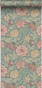 Tapete Blumenmuster 7372 Naturfaser - Textil - 53 x 1005 x 1005 cm