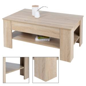 Couchtisch mit Schublade 110x65x48cm Braun - Holzwerkstoff - 64 x 48 x 108 cm