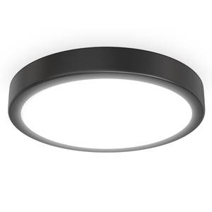 LED Deckenleuchte Schwarz - Durchmesser Lampenschirm: 28 cm