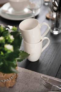 Kaffeebecher Basic White 6er Set Weiß - Porzellan - 28 x 22 x 38 cm