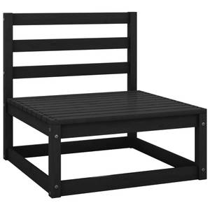 Salon de jardin (lot de 5) 3009862 Noir - Bois massif - Bois/Imitation - 70 x 30 x 70 cm