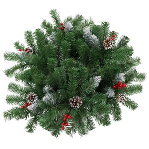 Chemin sapin de Noël 332834 Vert - Matière plastique - 63 x 40 x 63 cm