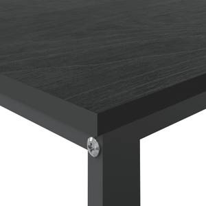 Computer Tisch Schwarz - Holzwerkstoff - Massivholz - 110 x 73 x 110 cm
