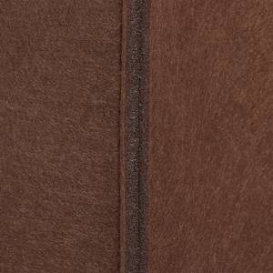 1 x Kaminholztasche aus Filz braun Braun - Textil - 25 x 25 x 50 cm