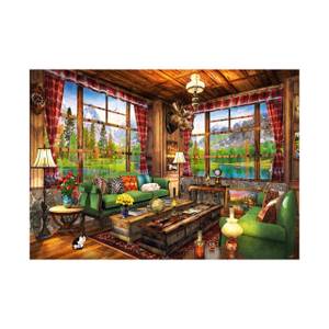 Puzzle D Davison Mount Cabin View Papier - 27 x 6 x 40 cm