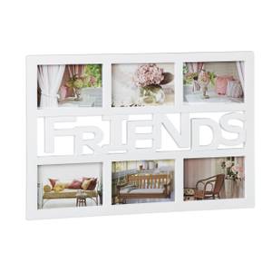 Cadre photos Friends pour 6 photos Blanc