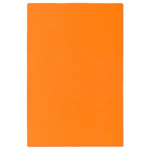 Basic Velours Teppich Carla Orange - 100 x 200 cm