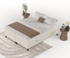 Boxspringbett Malte Beige - Breite: 160 cm - H4