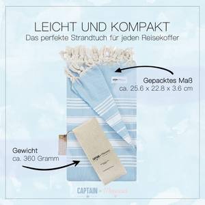 Strandtuch Desert Beige - Textil - 170 x 1 x 100 cm