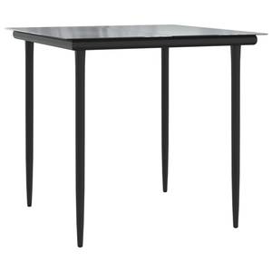 Bistro-Set-k452 ( 3-tlg ) Schwarz - Massivholz