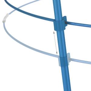 Blaue Rankhilfe im 6er Set 76 cm Blau - Metall - Kunststoff - 28 x 76 x 28 cm