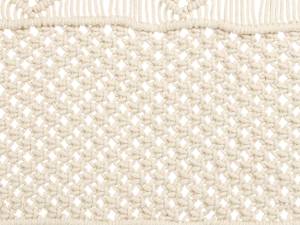 Suspension murale en tissu LAHRI Beige - Blanc - Fibres naturelles - 84 x 118 x 1 cm