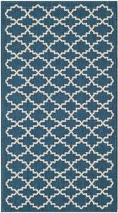 Teppich Gwen Marineblau - 80 x 150 cm