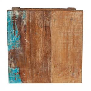 Hocker aus Recyceltem Teakholz Massivholz - Holzart/Dekor - 26 x 30 x 26 cm