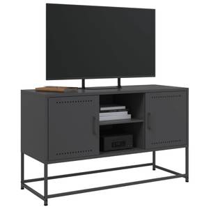 Highboard DE3715 Schwarz - Metall - 39 x 123 x 36 cm