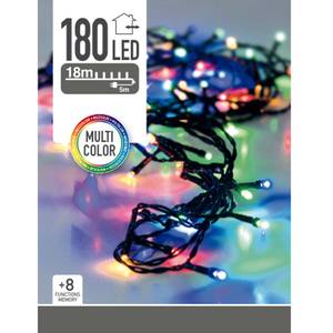 Weihnachtsbaum Lichter 180 LED, Outdoor Kunststoff - 1 x 3 x 1800 cm