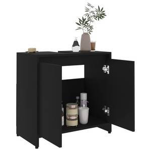 Badezimmerschrank 3003819 Schwarz - Holzwerkstoff - 60 x 61 x 33 cm