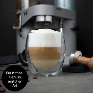 Kaffeegläser Roma (2er-Set) Glas - 9 x 10 x 9 cm