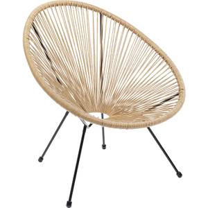 Fauteuil de jardin Acapulco Marron - Métal - Matière plastique - 73 x 85 x 78 cm