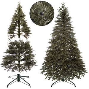 Künstlicher Weihnachtsbaum 240 cm Grün - Kunststoff - 140 x 240 x 140 cm