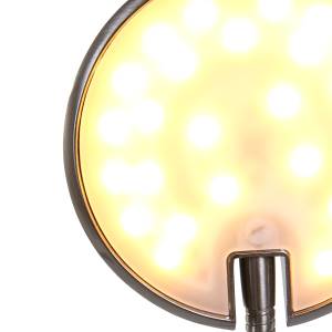 Lampe de table Zenith LED Fer - 1 ampoule - Argenté