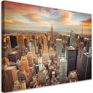 Wandbilder New York Stadt Landschaft 90 x 60 cm