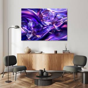 KUNSTDRUCK Amethyst Prism Blossoms 90 x 60 cm