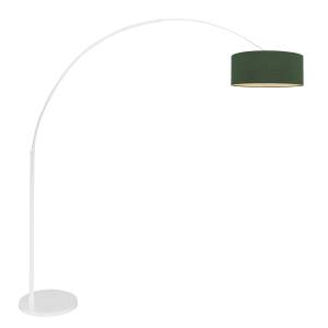 Bogenlampe Set Sparkled Light Vert - Blanc - Métal - Textile - 25 x 210 x 25 cm