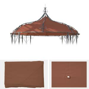 Ersatzbezug Dach für Pergola Almeria Braun - Orange