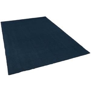 Luxus Hochflor Shaggy Teppich Velvet Blau - Nachtblau - 80 x 160 cm