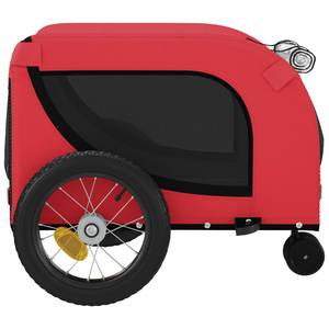 Remorque vélo pour chien 3028683-2 Noir - Rouge - 53 x 53 x 124 cm