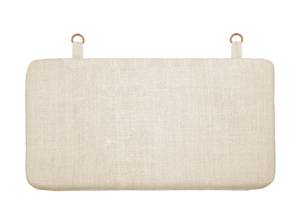 Kinderkopfteil Leinen Beige - Textil - 8 x 60 x 110 cm