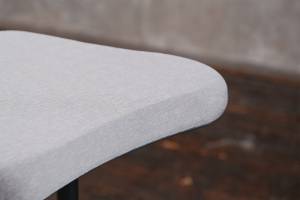 Chaise de bureau TINTO tabouret gris Gris - Textile - 35 x 57 x 35 cm