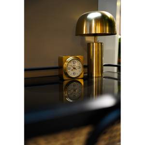 Tischuhr Time Out Gold - Metall - 13 x 13 x 9 cm